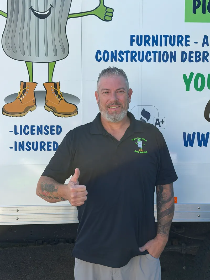 Steve Heimsath, Owner, U.S. veteran at Trash Can Willy's